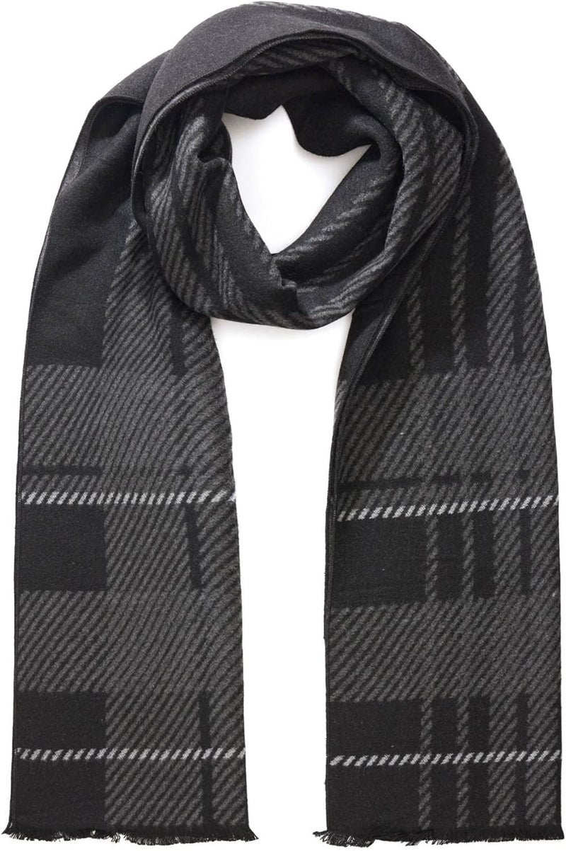 FULLRON Store Men Winter Scarf Soft Warm Long Cashmere Feel Scarves - Image 2